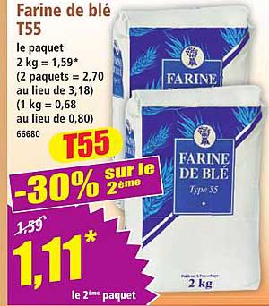 Farine de blé T55