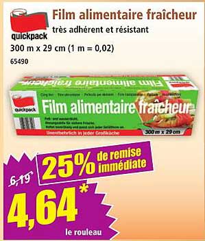 Film alimentaire fraîcheur