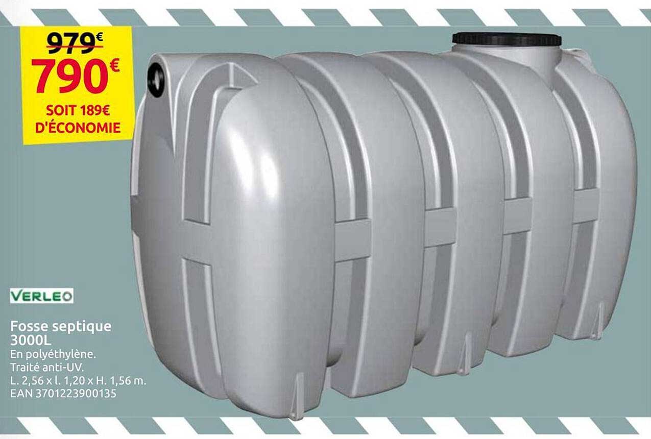 Fosse septique 3000L