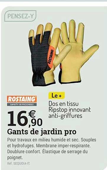 Gants de jardin pro