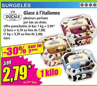 Glace à l’italienne