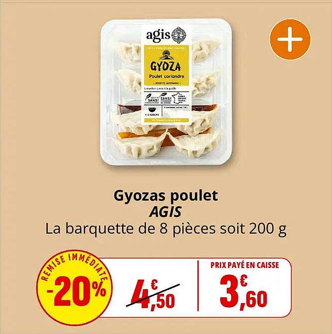 Gyozas poulet AGIS
