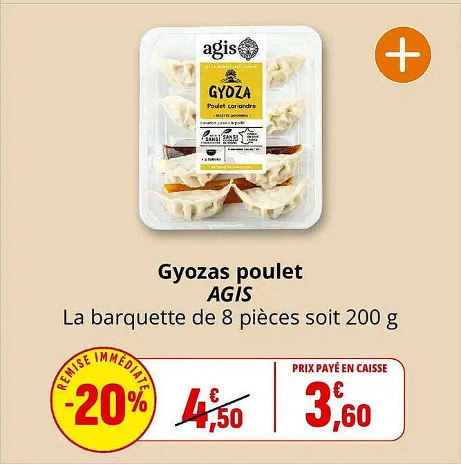Gyozas poulet AGIS