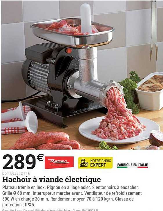 Hachoir à viande électrique