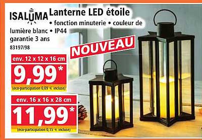ISALUAMA Lanterne LED étoile
