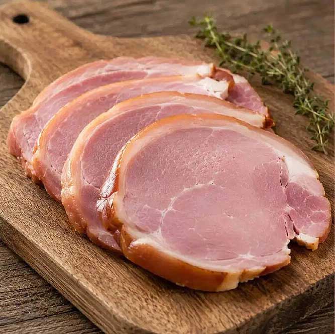 Jambon supérieur avec couenne