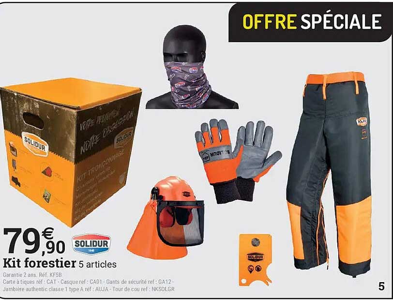 Kit forestier 5 articles