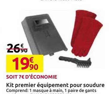Kit premier équipement pour soudure
