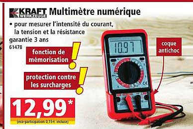 KRAFT Multimètre numérique