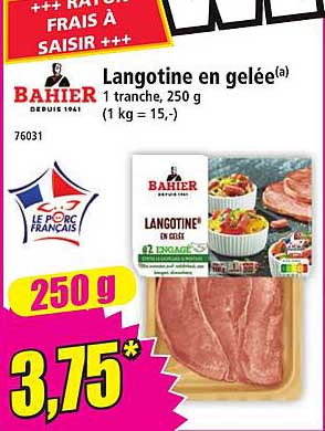 Langotine en gelée