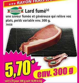 Lard fumé(c)