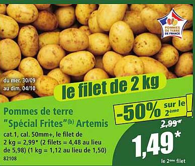 le filet de 2 kg