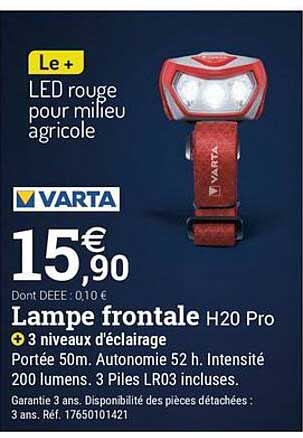 Le + LED rouge pour milieu agricole