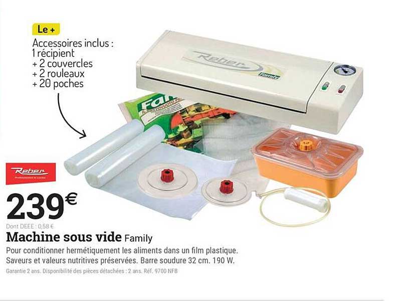 Machine sous vide Family