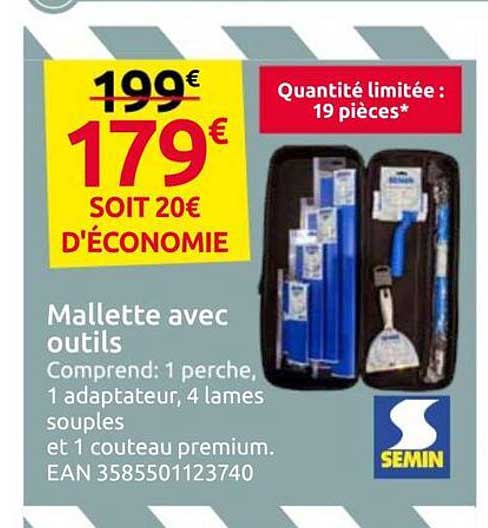 Mallette avec outils