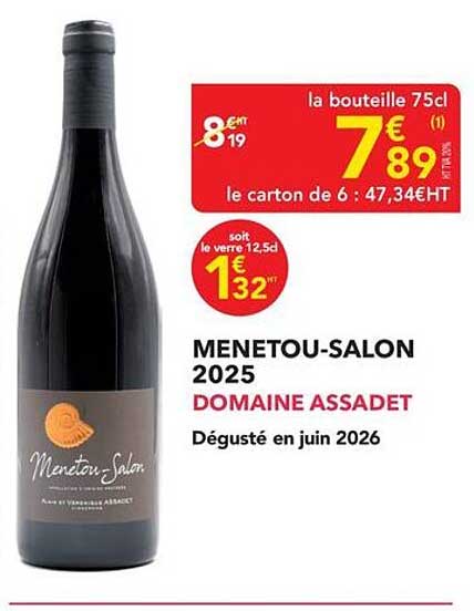 MENETOU-SALON 2025 DOMAINE ASSADET
