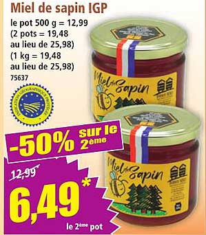 Miel de sapin IGP