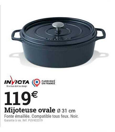 Mijoteuse ovale Ø 31 cm