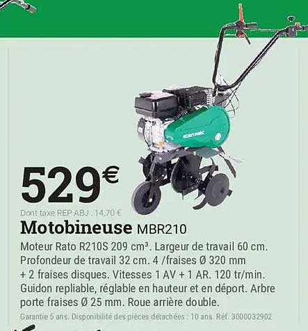 Motobineuse MBR210