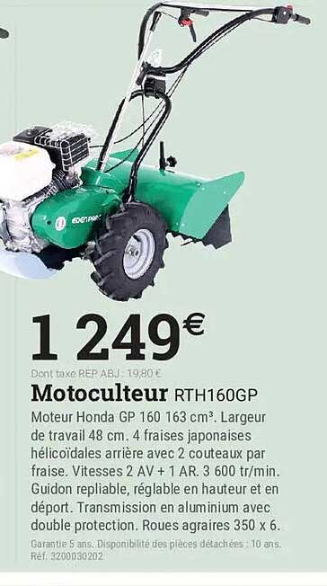 Motoculteur RTH160GP