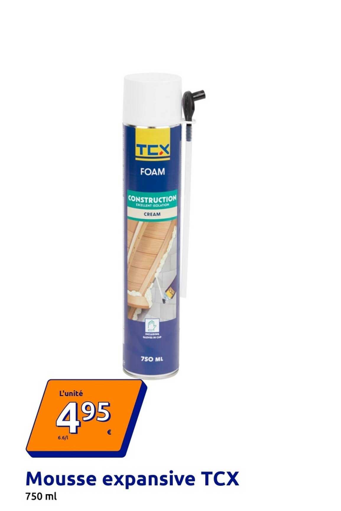 Mousse expansive TCX 750 ml