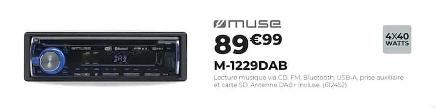 muse 89€99 M-1229DAB