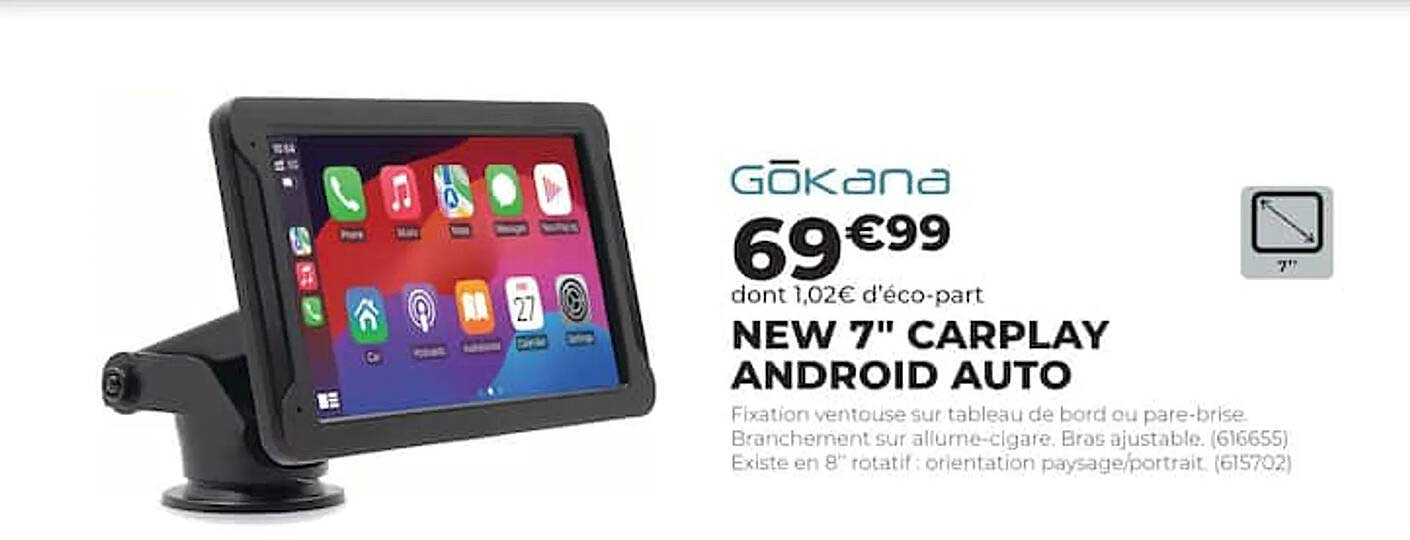 NEW 7" CARPLAY ANDROID AUTO