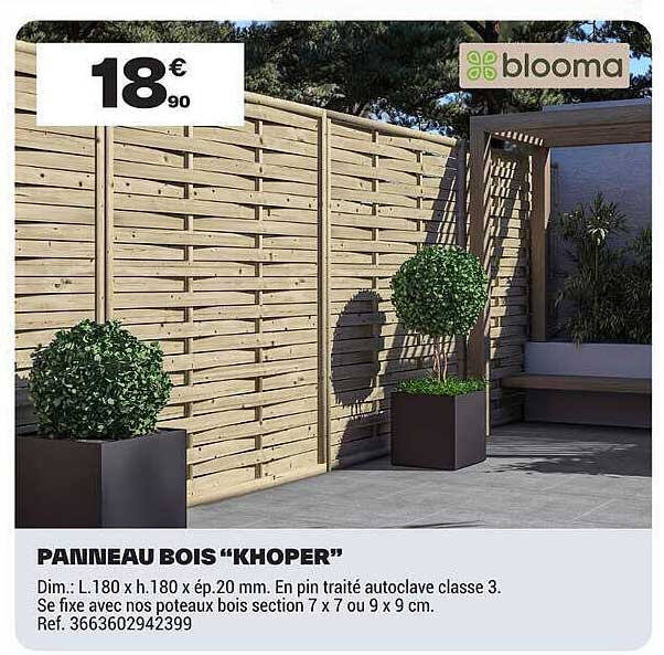 PANNEAU BOIS “KHOPER”
