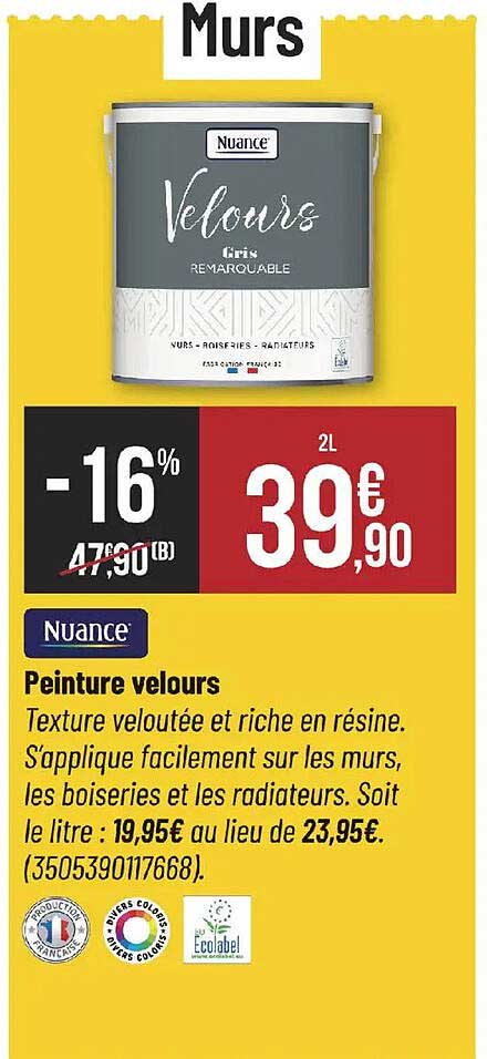 Peinture velours