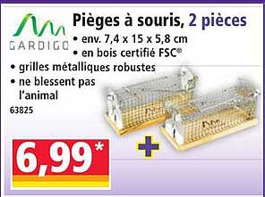 Pièges à souris, 2 pièces
