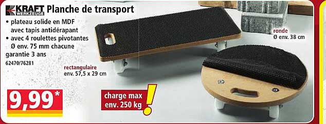 Planche de transport
