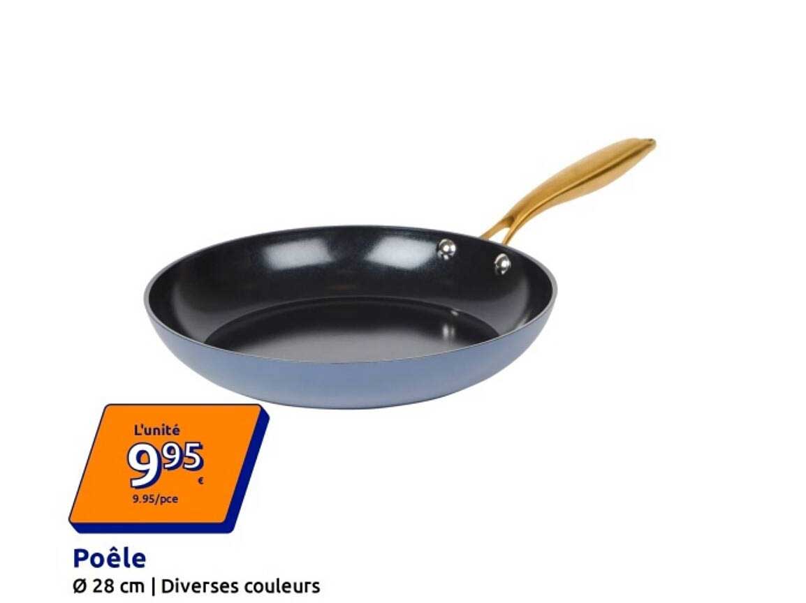 Poêle Ø 28 cm | Diverses couleurs