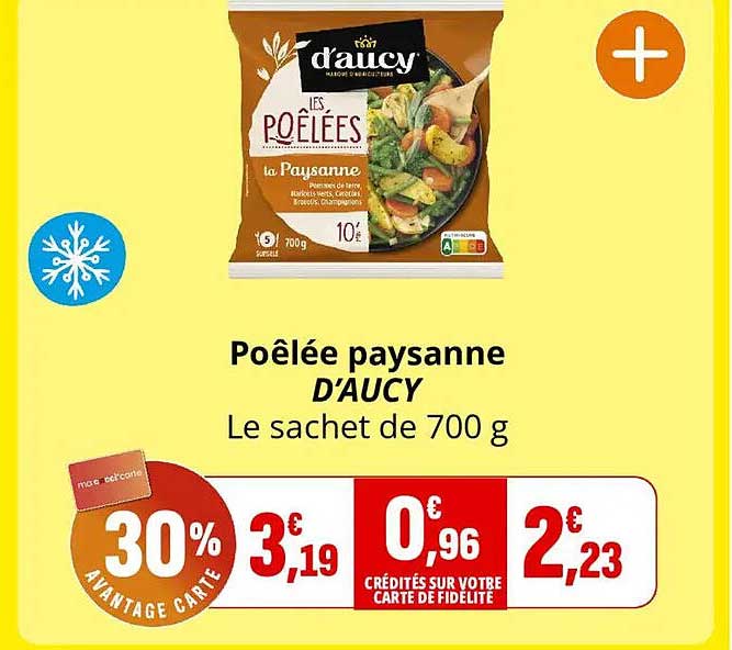 Poêlée paysanne D'AUCY Le sachet de 700 g