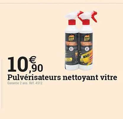 Pulvérisateurs nettoyant vitre