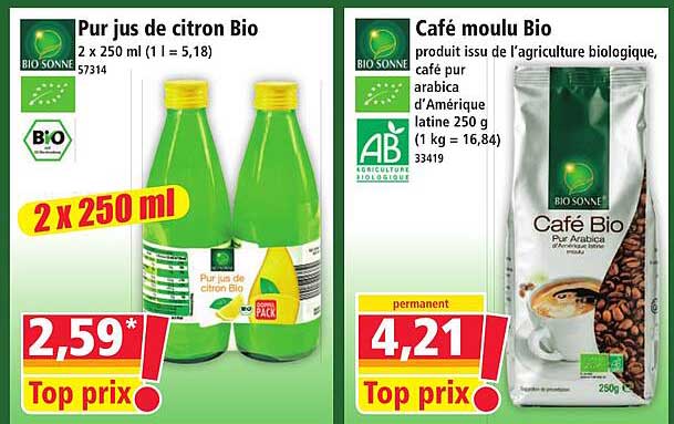 Pur jus de citron Bio