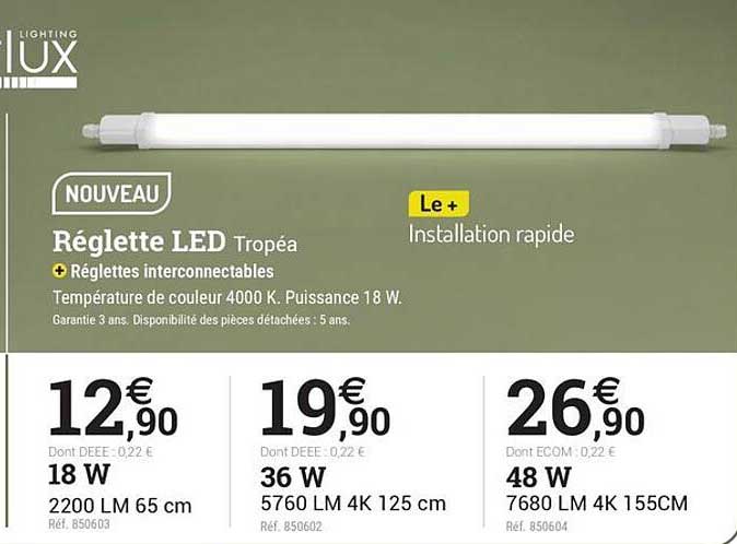Réglette LED Tropéa