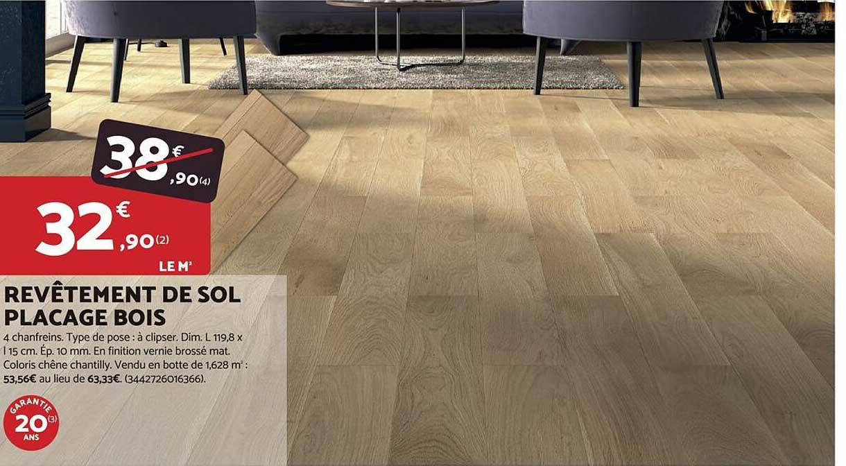 REVÊTEMENT DE SOL PLACAGE BOIS