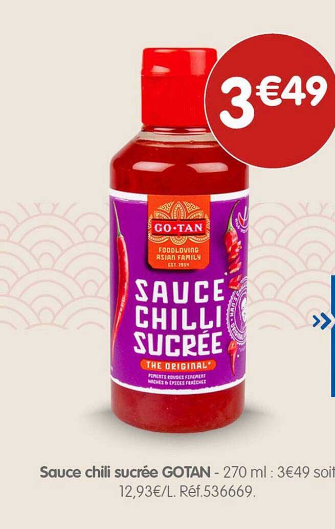 Sauce chili sucrée GOTAN - 270 ml
