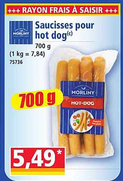 Saucisses pour hot dog(c)