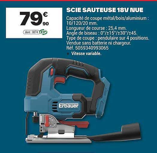 SCIE SAUTEUSE 18V NUE