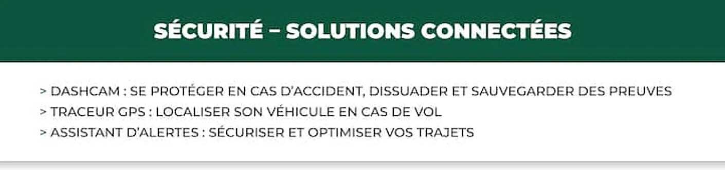 SÉCURITÉ - SOLUTIONS CONNECTÉES