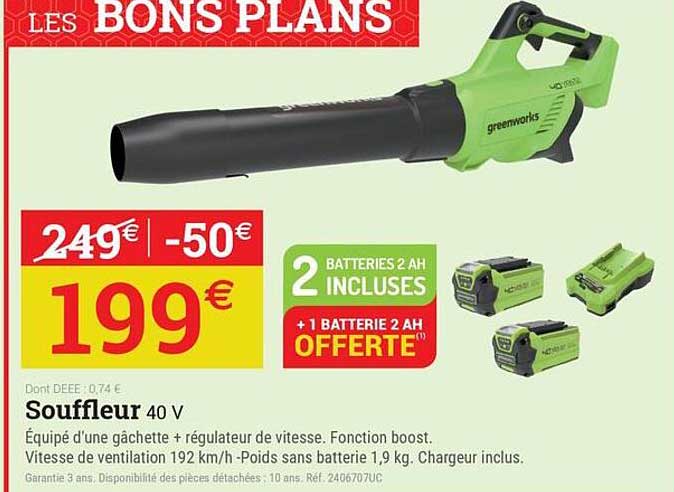 Souffleur 40 v