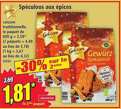 Spéculoos aux épices