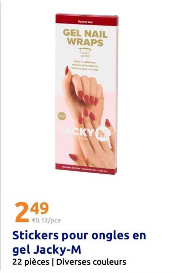 Stickers pour ongles en gel Jacky-M
