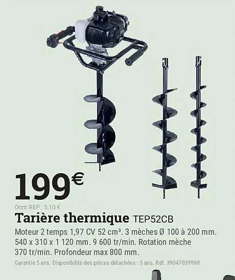Tarière thermique TEP52CB