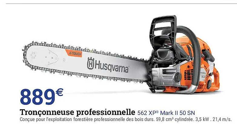 Tronçonneuse professionnelle 562 XP® Mark II 50 SN