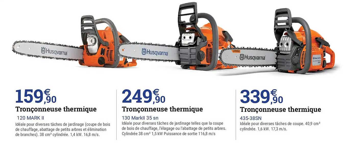 Tronçonneuse thermique 120 MARK II