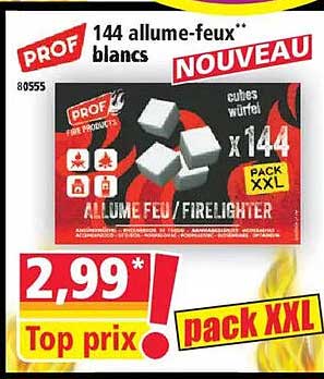 144 allume-feux blancs