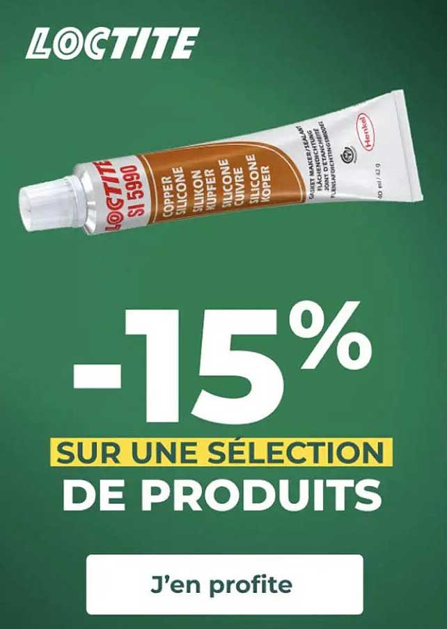 -15% SUR UNE SÉLECTION DE PRODUITS