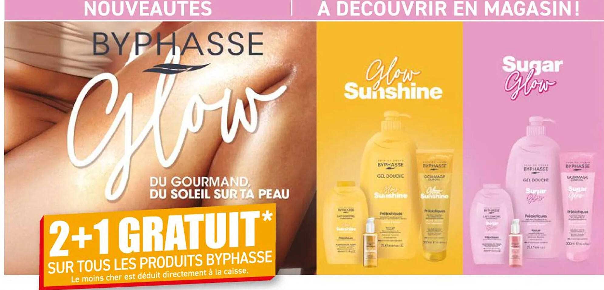 2+1 GRATUIT SUR TOUS LES PRODUITS BYPHASSE